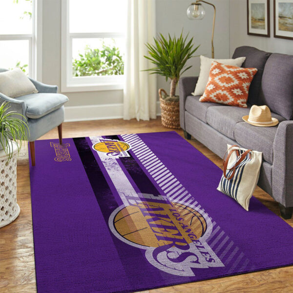 Los Angeles Lakers Rug Living Room Carpet Regtangle Carpet Floor Decor