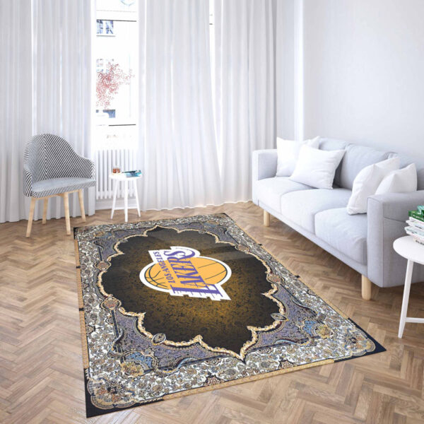Los Angeles Lakers Rug Living Room Carpet Regtangle Carpet Floor Decor