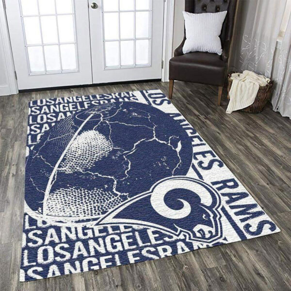 Los Angeles Rams Area Rug Bathroom Rug Floor Rug Regtangle Carpet