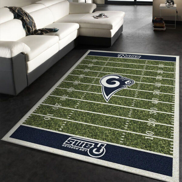 Los Angeles Rams Area Rug Bathroom Rug Floor Rug Regtangle Carpet