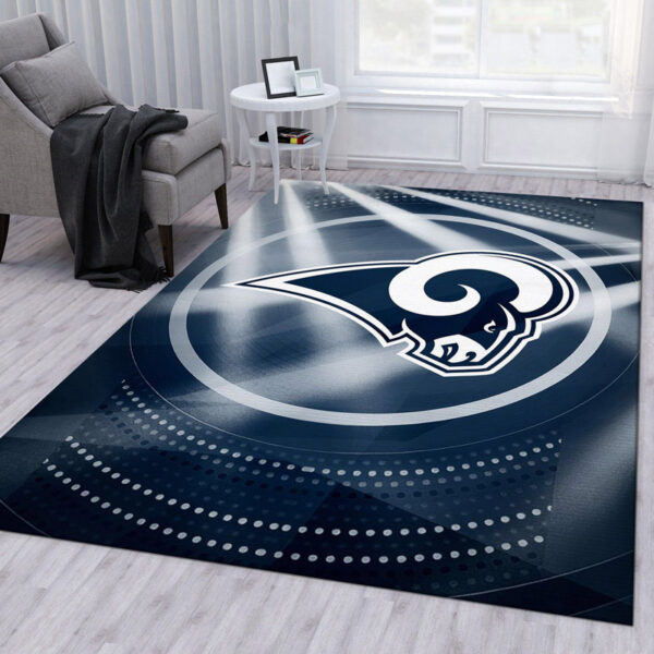 Los Angeles Rams Area Rug Bathroom Rug Floor Rug Regtangle Carpet