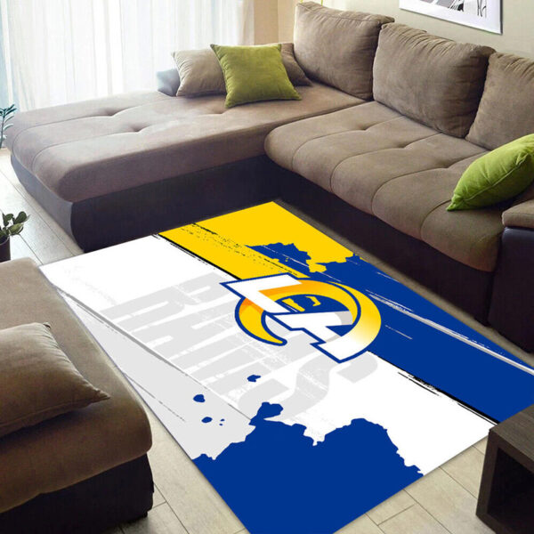 Los Angeles Rams Carpet Living Room Rug Floor Rug Regtangle Carpet