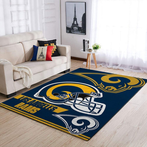 Los Angeles Rams Carpet Living Room Rug Floor Rug Regtangle Carpet