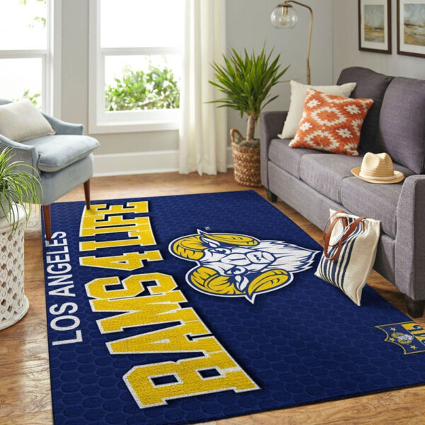 Los Angeles Rams Carpets Bathroom Rug Floor Rug Regtangle Carpet