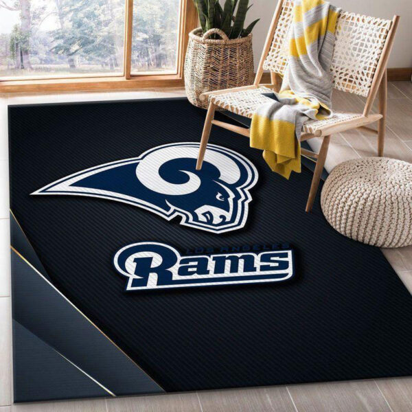 Los Angeles Rams Rug Bathroom Rug Floor Rug Regtangle Carpet