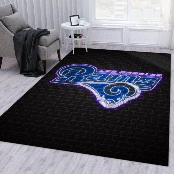 Los Angeles Rams Rug Bathroom Rug Floor Rug Regtangle Carpet