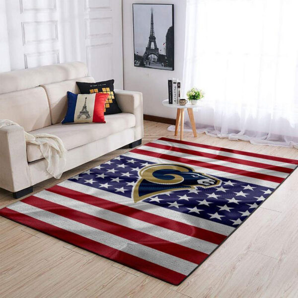 Los Angeles Rams Rug Living Room Rug Floor Rug Regtangle Carpet