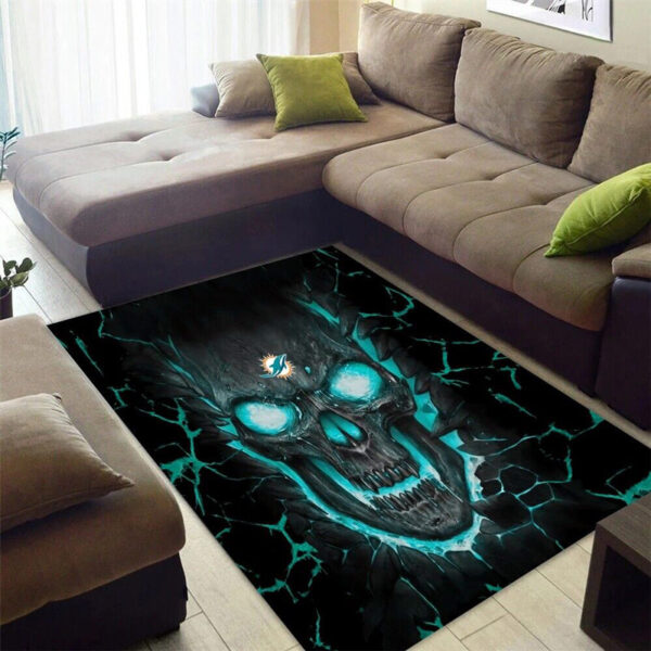Miami Dolphins Rugs Living Room Rug Floor Rug Regtangle Carpet