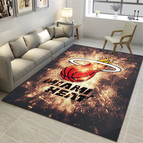Miami Heat Rug Living Room Carpet Regtangle Carpet Floor Decor