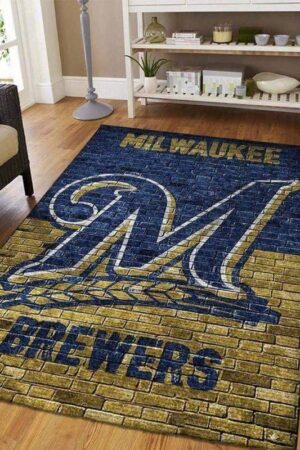 Milwaukee Brewers Rug Living Room Carpet Regtangle Carpet Floor Decor