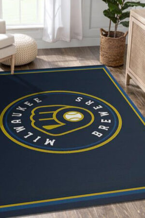 Milwaukee Brewers Rug Living Room Carpet Regtangle Carpet Floor Decor
