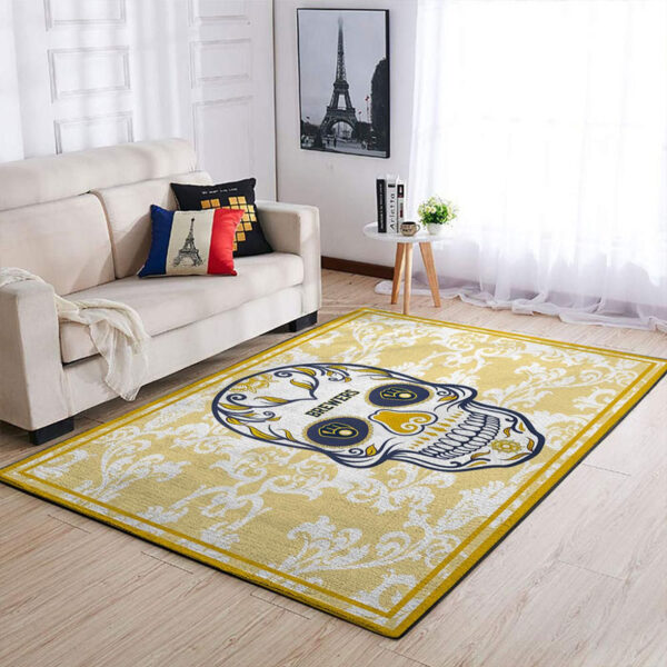 Milwaukee Brewers Rug Living Room Carpet Regtangle Carpet Floor Decor