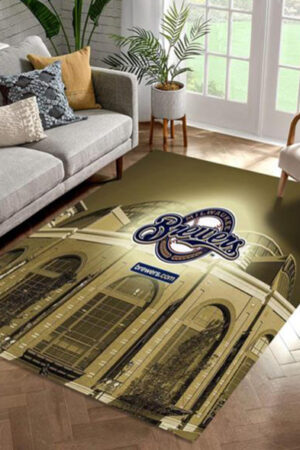 Milwaukee Brewers Rug Living Room Carpet Regtangle Carpet Floor Decor