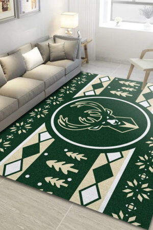 Milwaukee Bucks Rug Living Room Carpet Regtangle Carpet Floor Decor