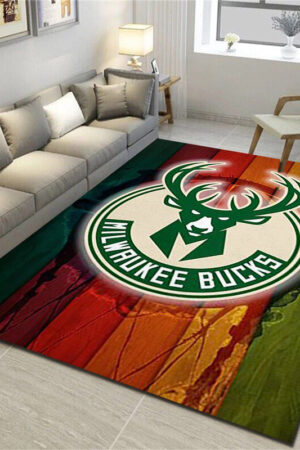Milwaukee Bucks Rug Living Room Carpet Regtangle Carpet Floor Decor