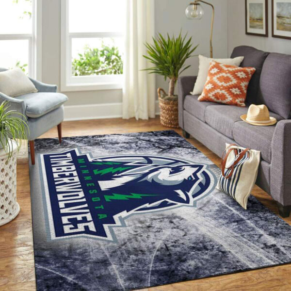 Minnesota Timberwolves Rug Living Room Carpet Regtangle Carpet Floor Decor