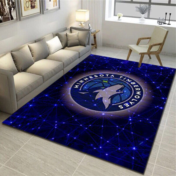 Minnesota Timberwolves Rug Living Room Carpet Regtangle Carpet Floor Decor