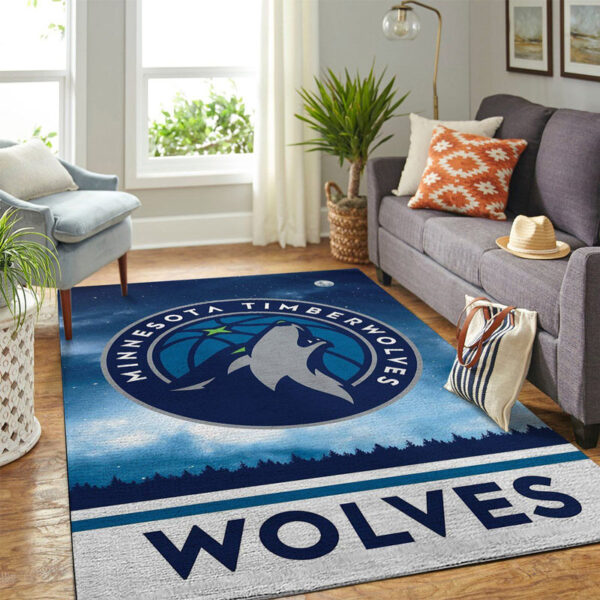 Minnesota Timberwolves Rug Living Room Carpet Regtangle Carpet Floor Decor
