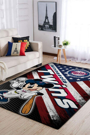 Minnesota Twins Rug Living Room Carpet Regtangle Carpet Floor Decor