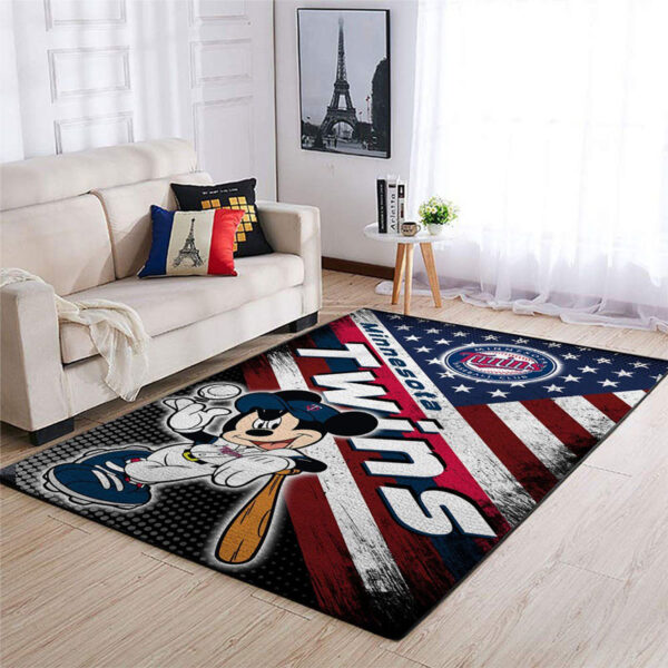 Minnesota Twins Rug Living Room Carpet Regtangle Carpet Floor Decor