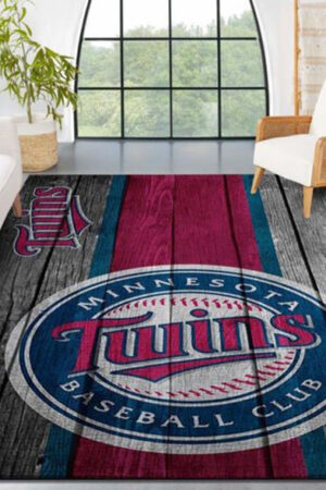 Minnesota Twins Rug Living Room Carpet Regtangle Carpet Floor Decor
