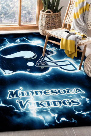 Minnesota Vikings Area Rug Bathroom Rug Floor Rug Regtangle Carpet