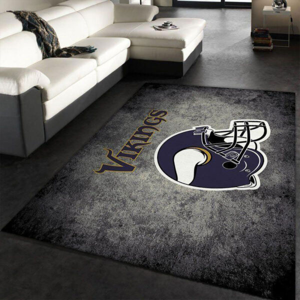 Minnesota Vikings Area Rug Living Room Rug Floor Rug Regtangle Carpet