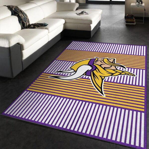 Minnesota Vikings Area Rug Living Room Rug Floor Rug Regtangle Carpet