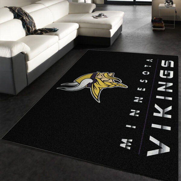 Minnesota Vikings Area Rug Living Room Rug Floor Rug Regtangle Carpet