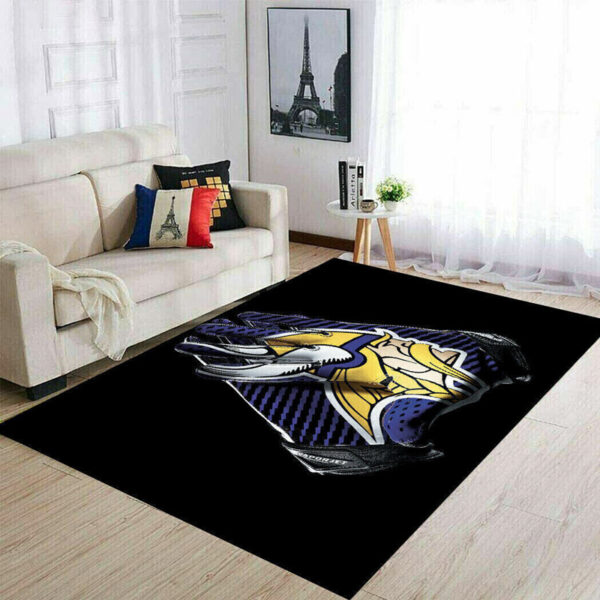 Minnesota Vikings Carpet Bathroom Rug Floor Rug Regtangle Carpet