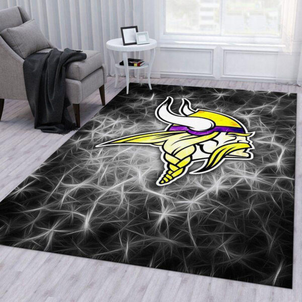 Minnesota Vikings Rug Living Room Rug Floor Rug Regtangle Carpet