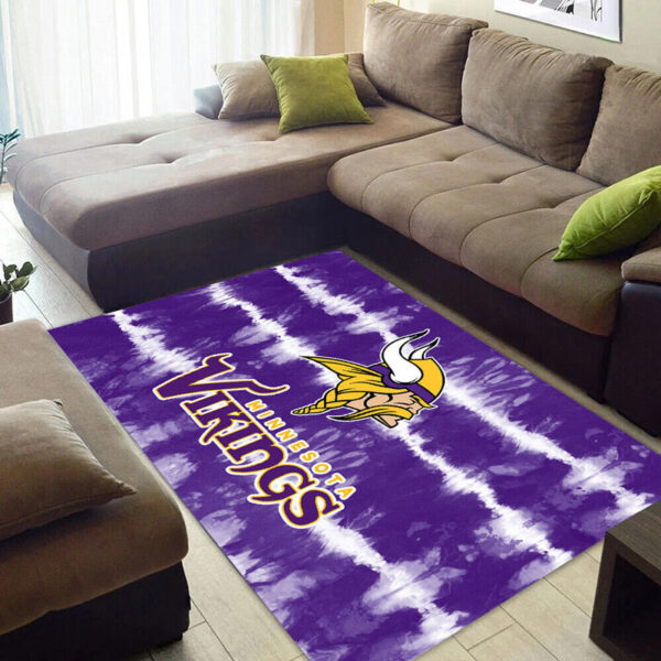 Minnesota Vikings Rug Living Room Rug Floor Rug Regtangle Carpet