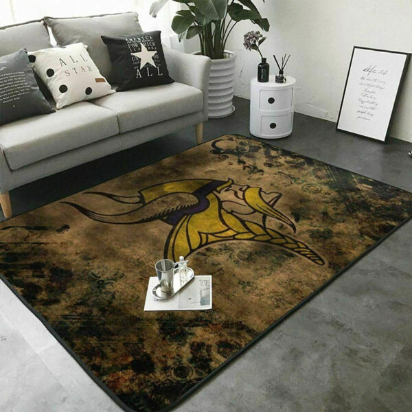 Minnesota Vikings Rugs Living Room Rug Floor Rug Regtangle Carpet