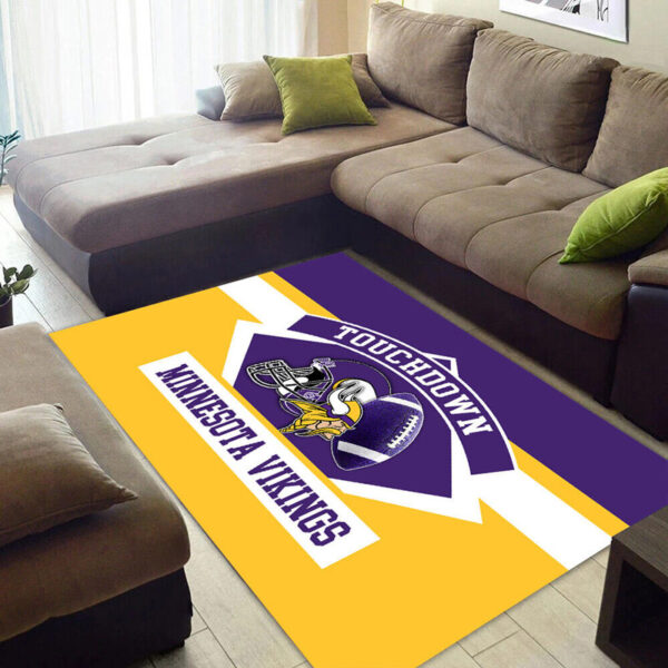Minnesota Vikings Rugs Living Room Rug Floor Rug Regtangle Carpet