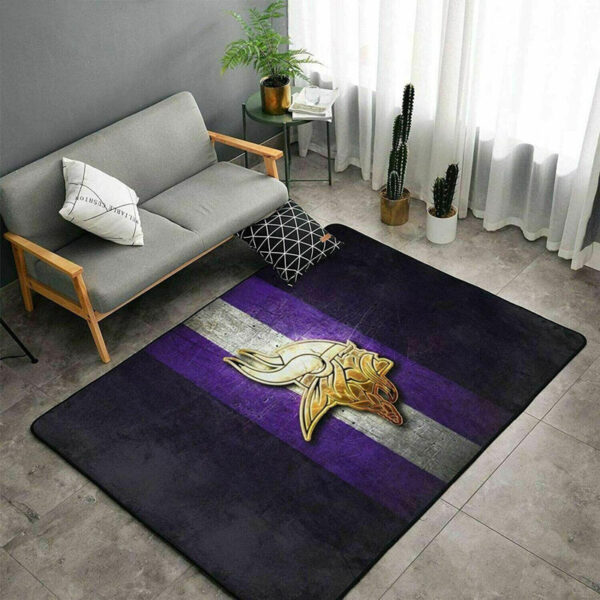 Minnesota Vikings Rugs Living Room Rug Floor Rug Regtangle Carpet