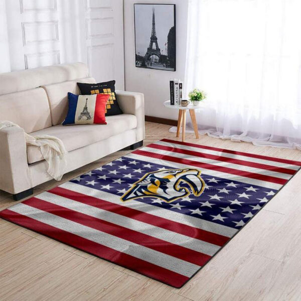 Nashville Predators Rug Living Room Carpet Regtangle Carpet Floor Decor