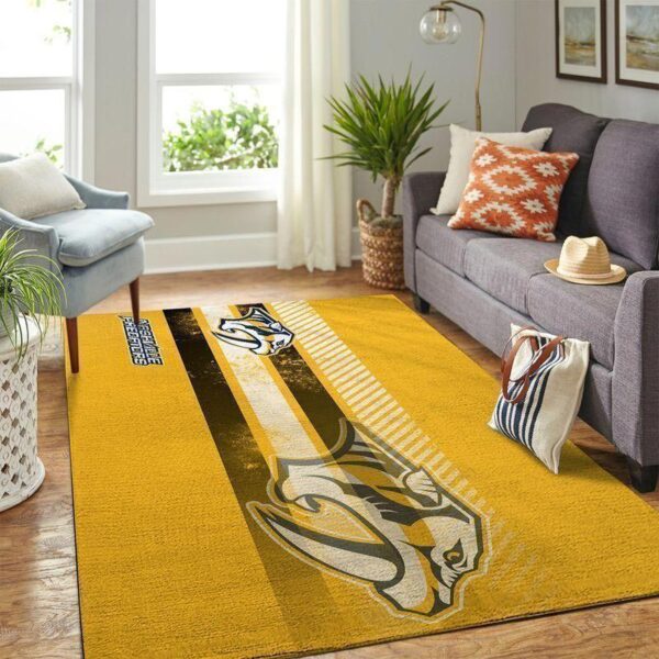 Nashville Predators Rug Living Room Carpet Regtangle Carpet Floor Decor
