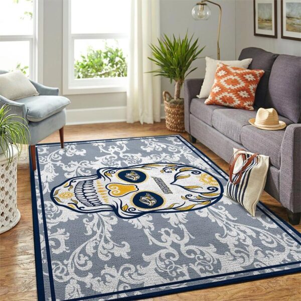 Nashville Predators Rug Living Room Carpet Regtangle Carpet Floor Decor