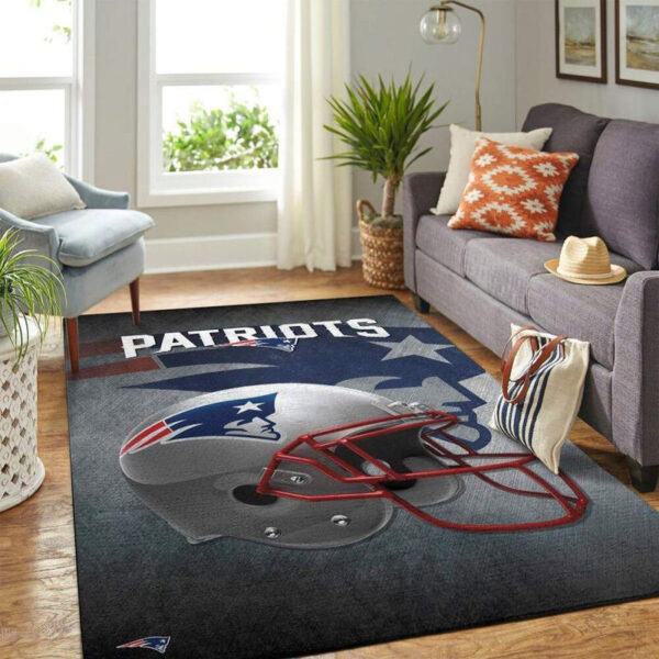 New England Patriots Area Rug Living Room Rug Floor Rug Regtangle Carpet