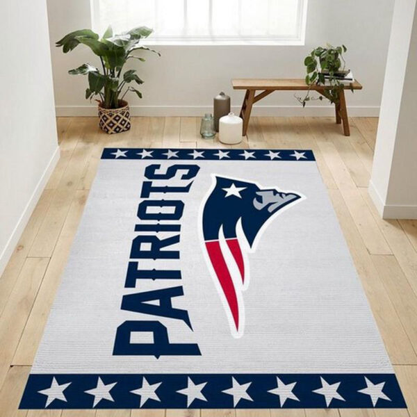 New England Patriots Area Rug Living Room Rug Floor Rug Regtangle Carpet