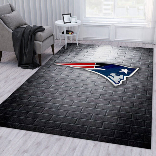 New England Patriots Area Rug Living Room Rug Floor Rug Regtangle Carpet