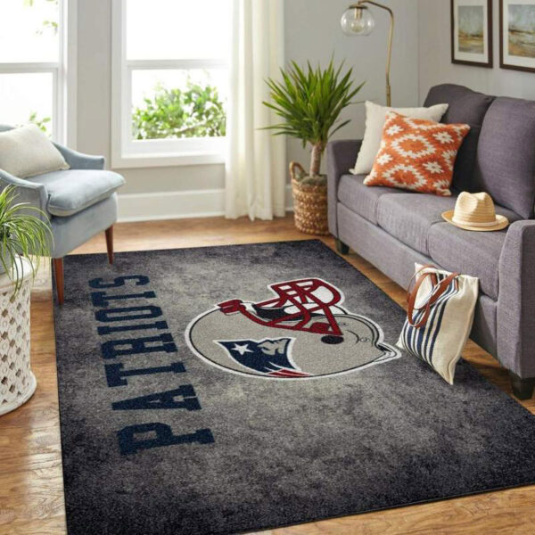 New England Patriots Rug Bathroom Rug Floor Rug Regtangle Carpet