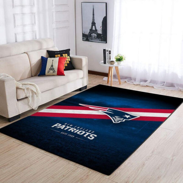 New England Patriots Rug Bathroom Rug Floor Rug Regtangle Carpet
