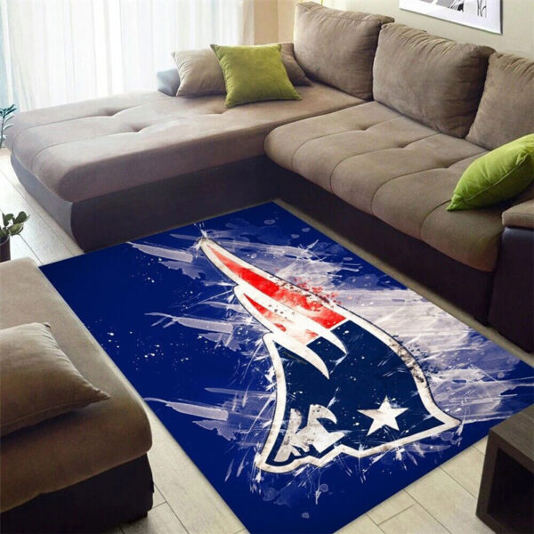 New England Patriots Rug Bathroom Rug Floor Rug Regtangle Carpet