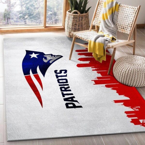 New England Patriots Rugs Bathroom Rug Floor Rug Regtangle Carpet