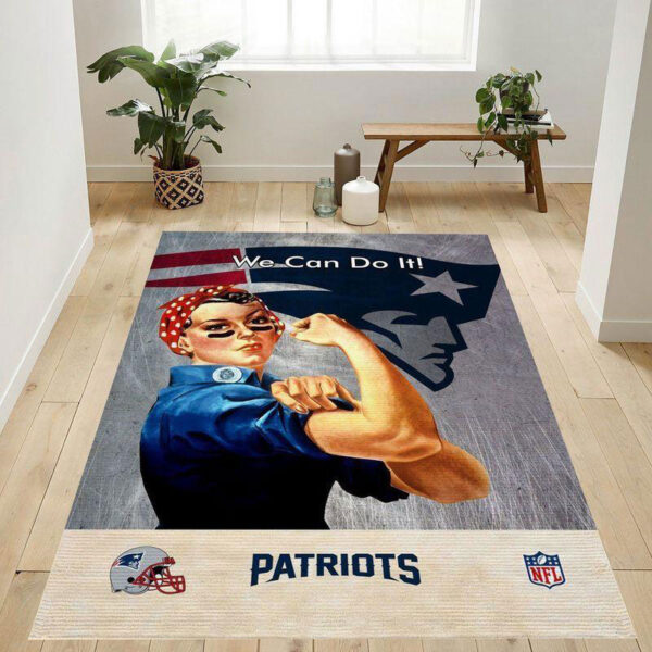 New England Patriots Rugs Bathroom Rug Floor Rug Regtangle Carpet