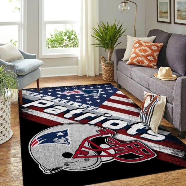 New England Patriots Rugs Living Room Rug Floor Rug Regtangle Carpet