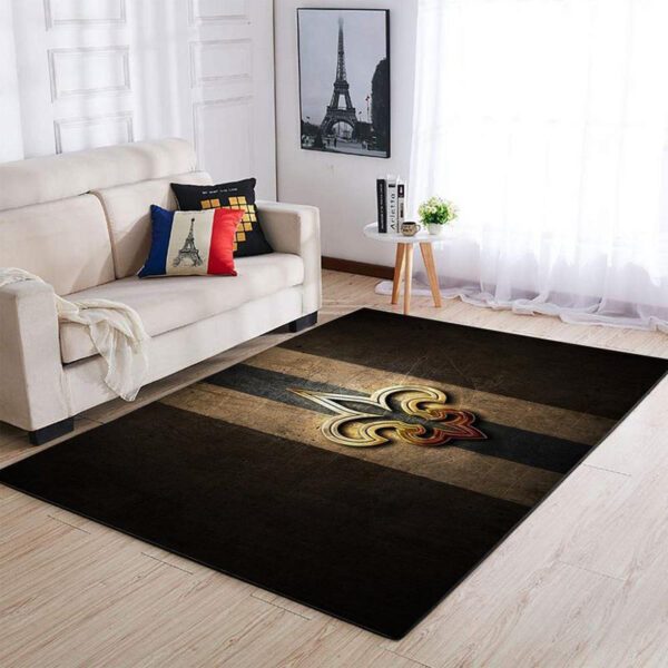 New Orleans Saints Rug Bathroom Rug Floor Rug Regtangle Carpet
