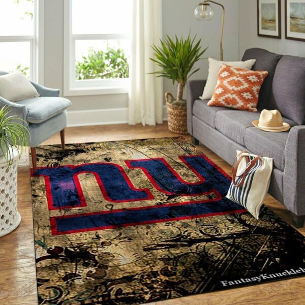 New York Giants Rug Bathroom Rug Floor Rug Regtangle Carpet