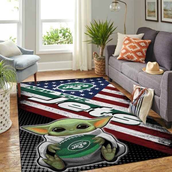 New York Jets Carpet Living Room Rug Floor Rug Regtangle Carpet